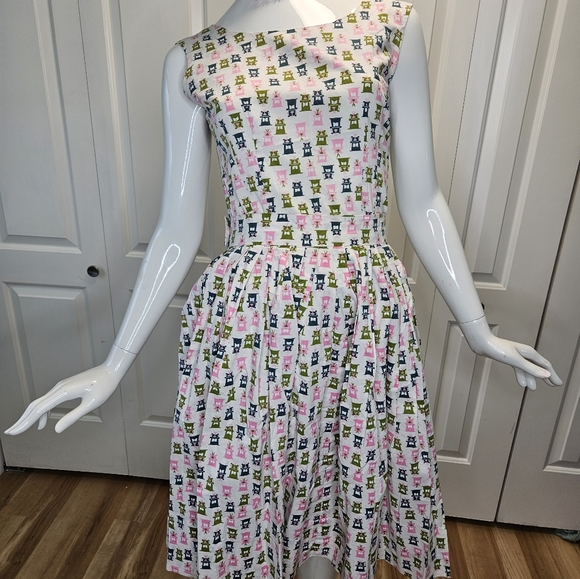 1950s vintage original novelty print skirt and top set 2 piece - Picture 6 of 8